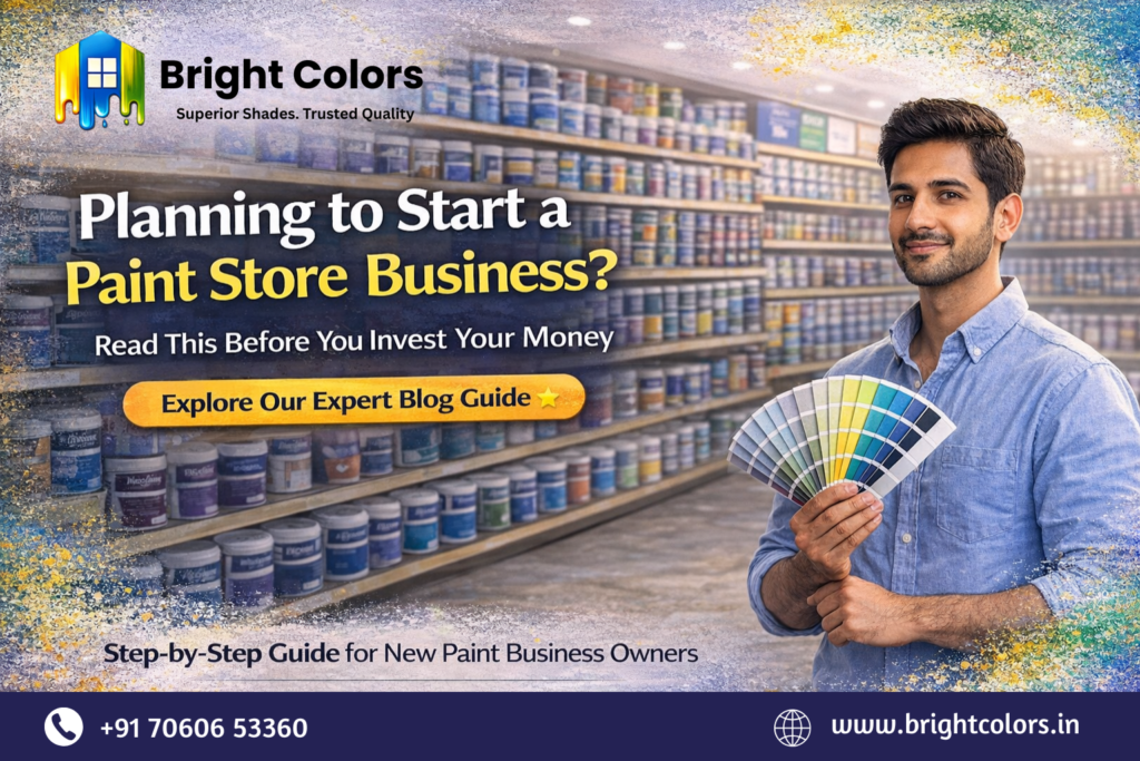 Paint Store Business Startup Guide in India